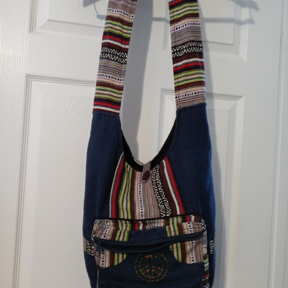 🏤🐼HANDMADE MESSENGER NEPAL BAG - Picture 16 of 16